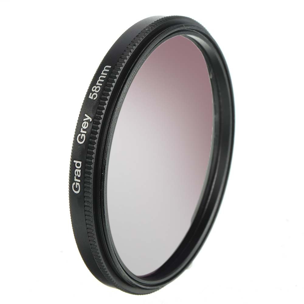Find Grad Gradient Gray Lens Filter 49/52/55/58/62/67/72/77mm for Canon for Nikon DSLR Camera for Sale on Gipsybee.com with cryptocurrencies