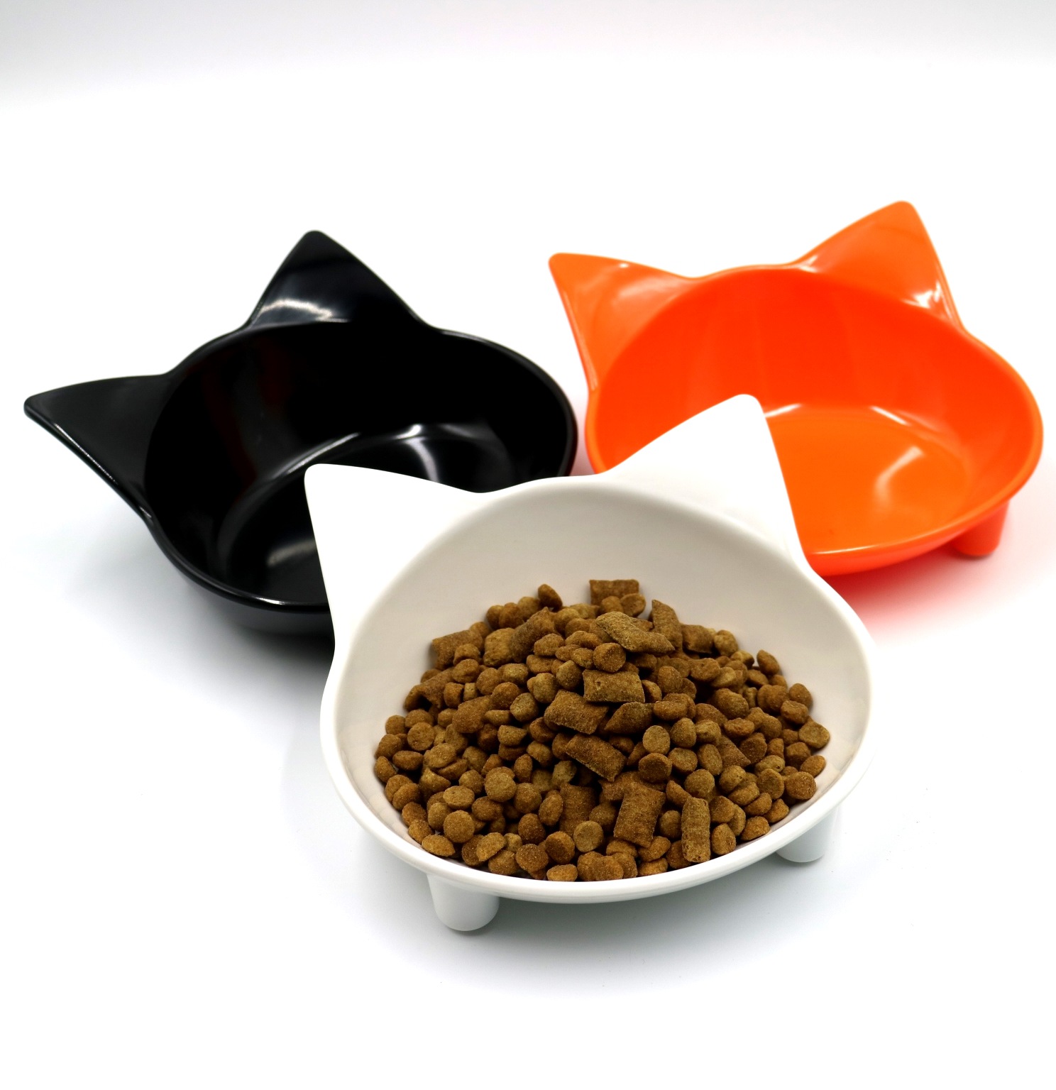 

Melamine Material Cat Type Pet Bowl Non-Slip Cute 10 Colors Pet Supplies Cat And Dog Universal
