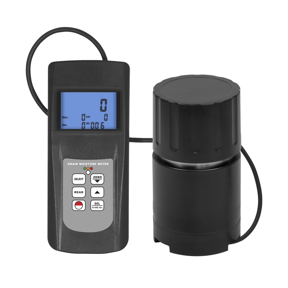 

Digital 0-50% Grain Moisture Meter Tester Handheld Checker Cup Sensor for 22 Species Case LED Indicator Seed Rice Coffee Soya