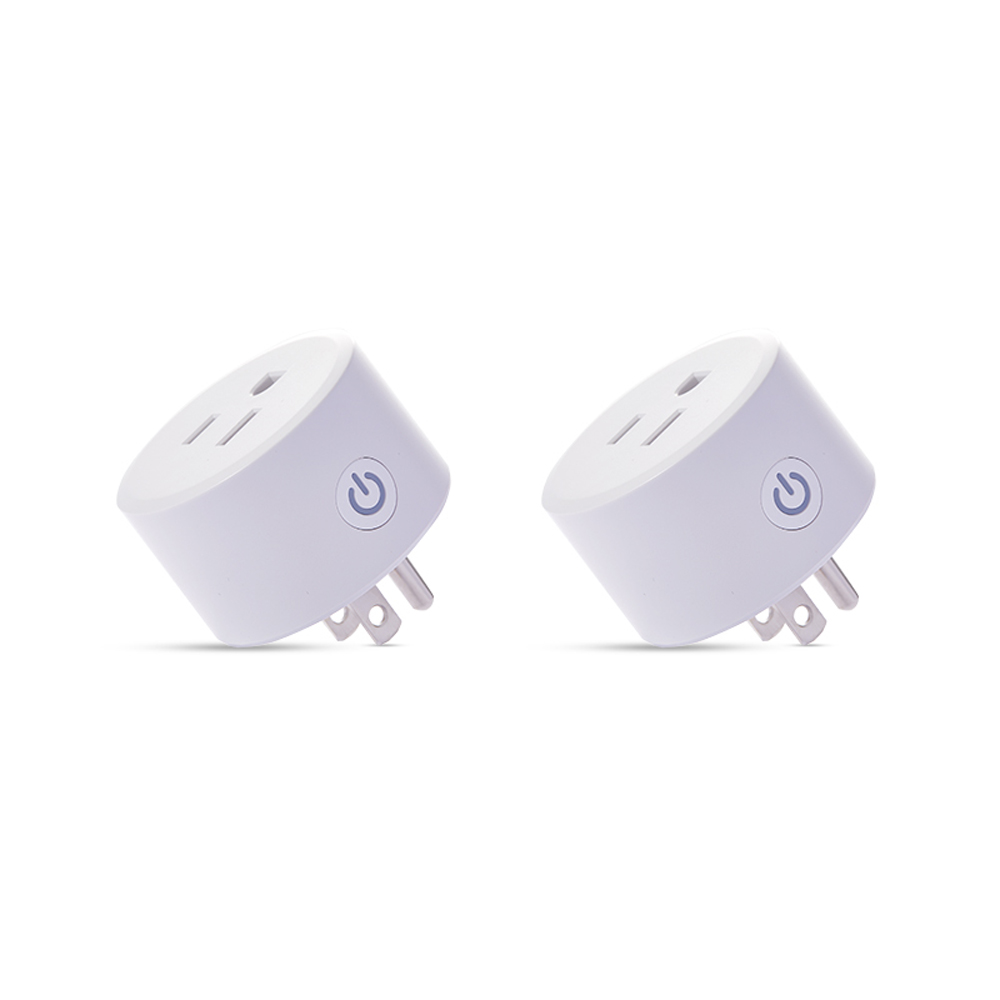 

2pcs DoHome Mini US Smart WIFI Socket Timer Plug Works with HomeKit Technology (iOS12 or +) Alexa Google Assistant, No Hub Required, Only Support 2.4GHz WiFi Network