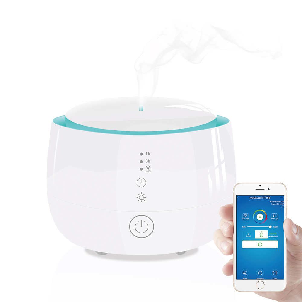 

GD-30E Smart Household Humidifier Aroma Diffuser Touch Control Switch 300ml with APP Control & Amazon Alexa