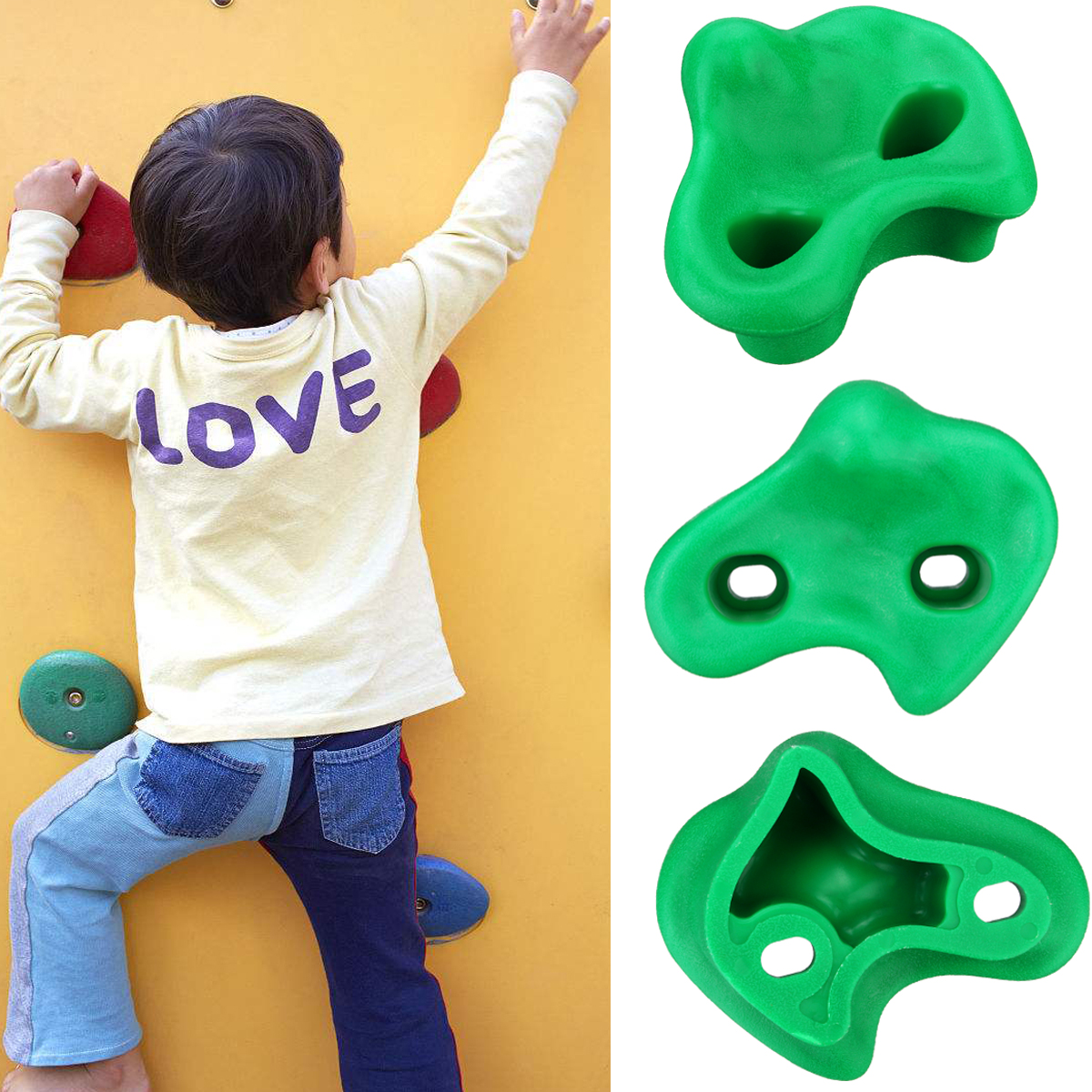 

Climbing Holds Rock Wall Stones Holds Grip Lot Textured For Kid Indoor Home Decorations