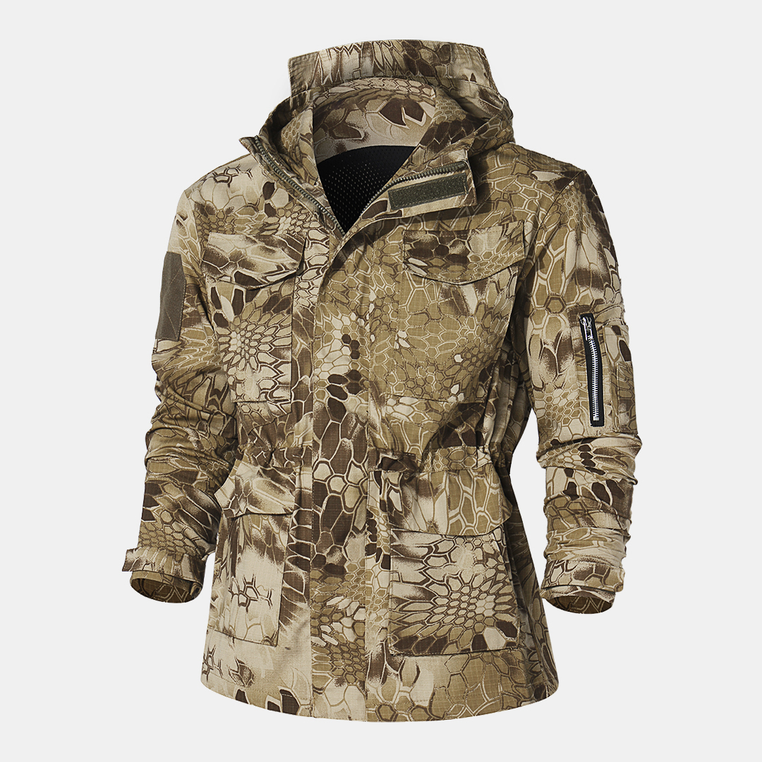 

Mens Outdoor Cotton Thickened Windproof Camouflage Coats