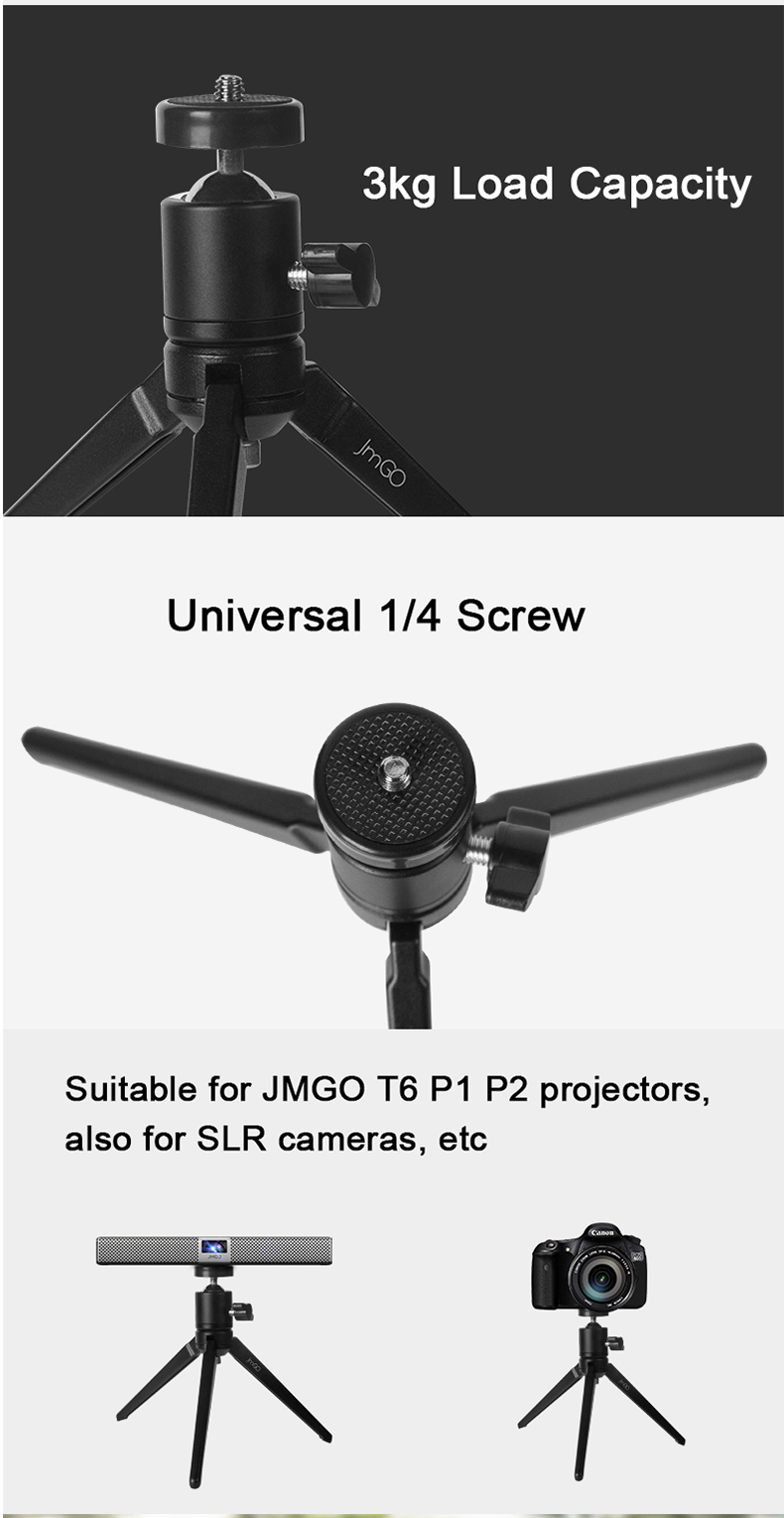 JMGO Desktop Mini Projector Tripod Bracket Projector Stand for JMGO M6 P2 P1 E8 