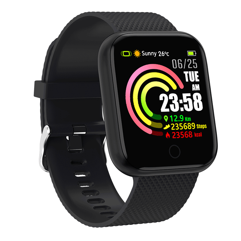 

Bakeey TF8 1.3inch Color Screen Heart Rate Blood Pressure Oxygen Test Long Standby Smart Watch
