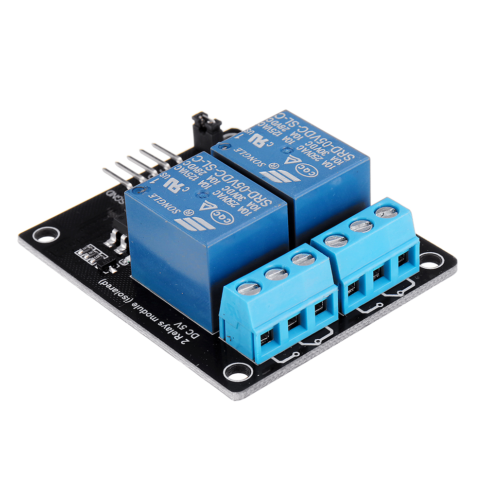 2 Channel Relays 3.3V/5V 10A 250VAC/60VDC Relay Module RobotDyn for Arduino products that work