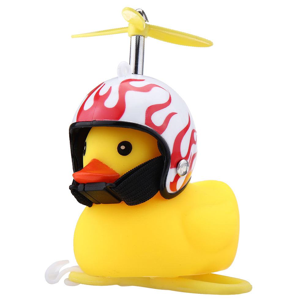 

Motorcycle Bicycle Car Bell Broken Wind Duck Riding Light Cycling Accessories Small Yellow Duck Helmet Child Horn