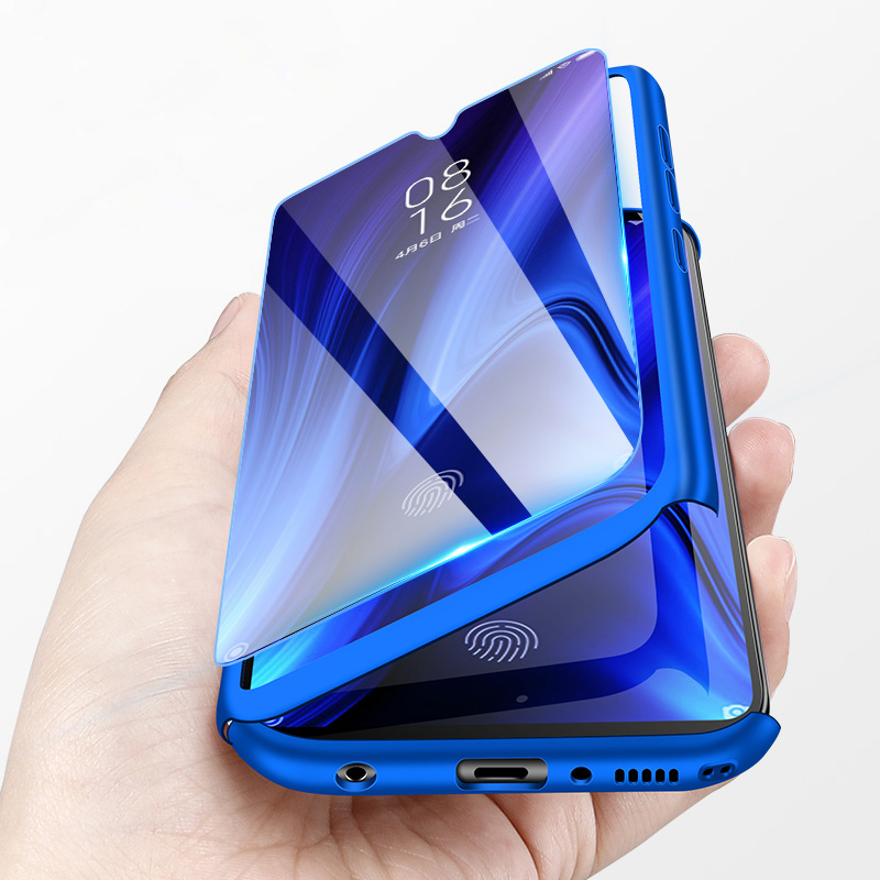 

For Xiaomi Mi9 Mi 9 Lite / Xiaomi Mi CC9 Bakeey 360° Full Body Frosted PC Front+Back Cover Protective Case with Tempered