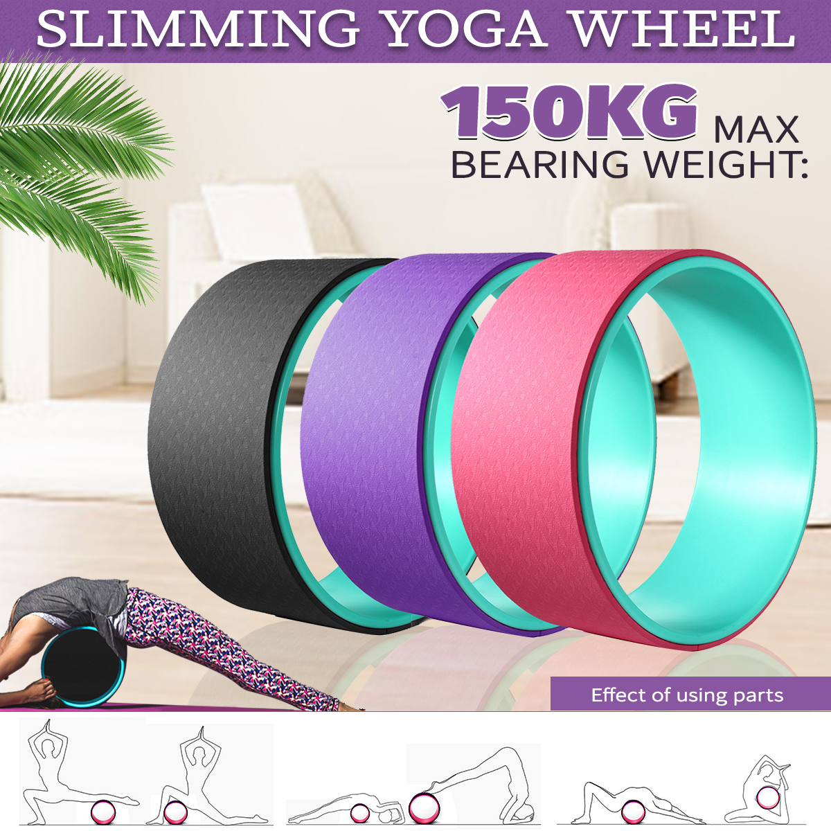 yoga roller wheel