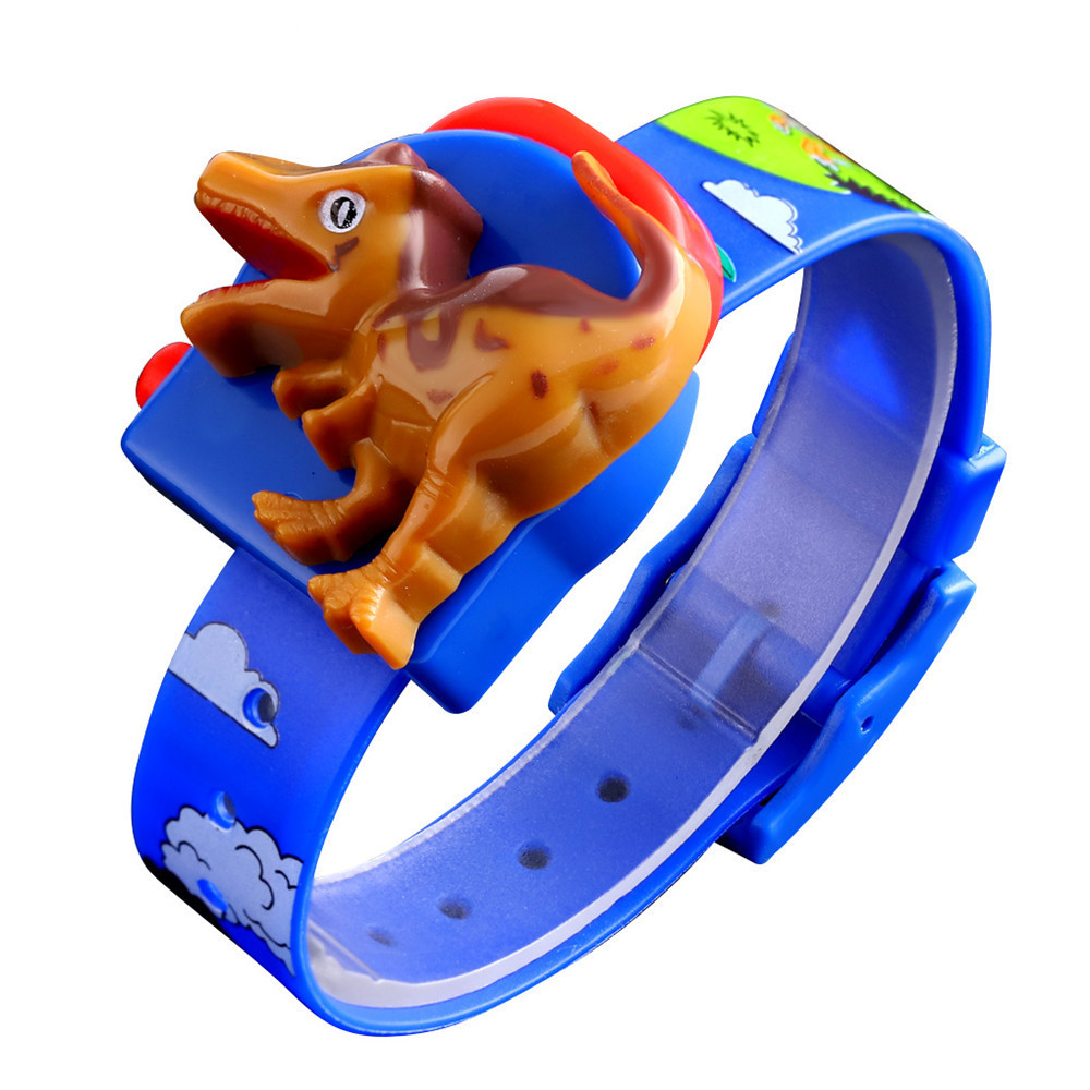 

SKMEI 1468 Динозавр Форма ПВХ Ремень LED Дисплей Мультфильм Цифровые Часы Детские Часы