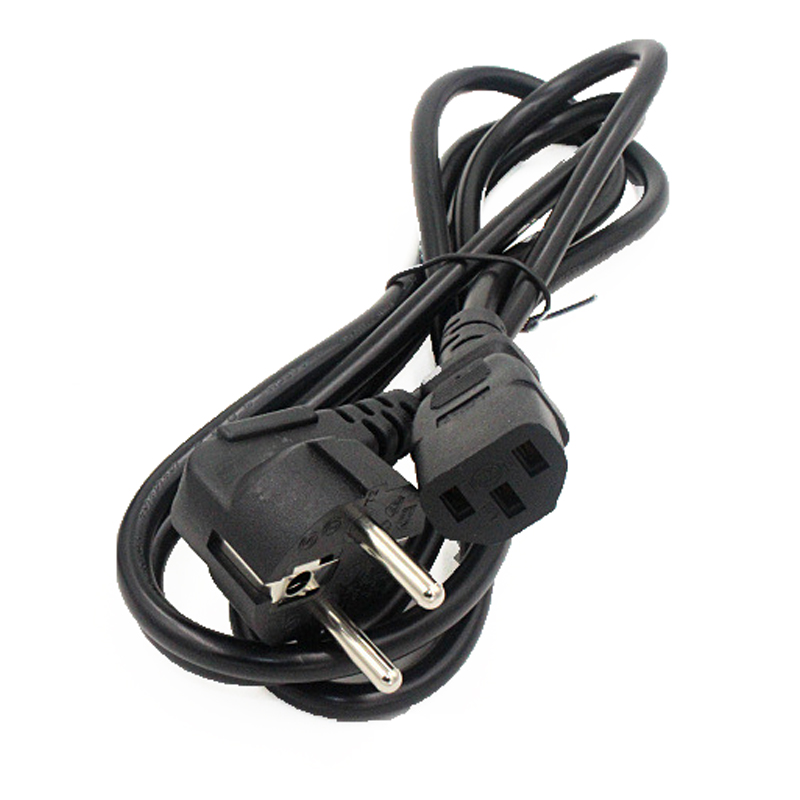 

1.5m AC EU 3 Pins Plug VDE Power Supply Adapter Cord Cable Power Adapter Connector Line for Three Sockets Equipment