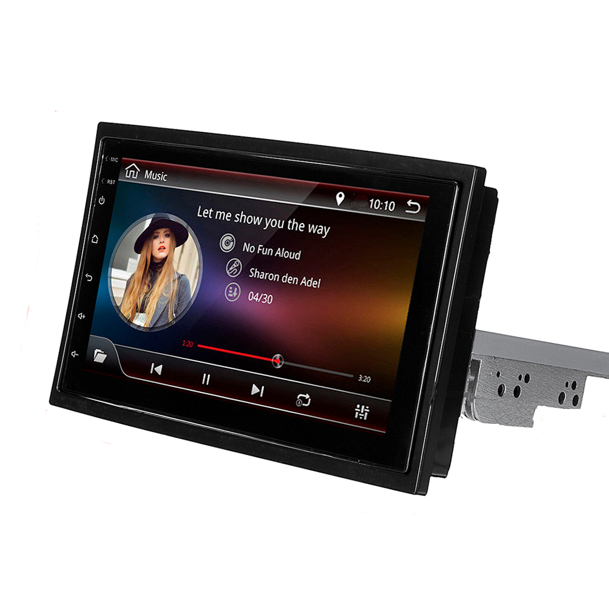 

10.1 Inch 1 Din for Android 8.1 Car MP5 Player Radio Stereo 4 core GPS Touch Screen Wifi Adjustable Rotation