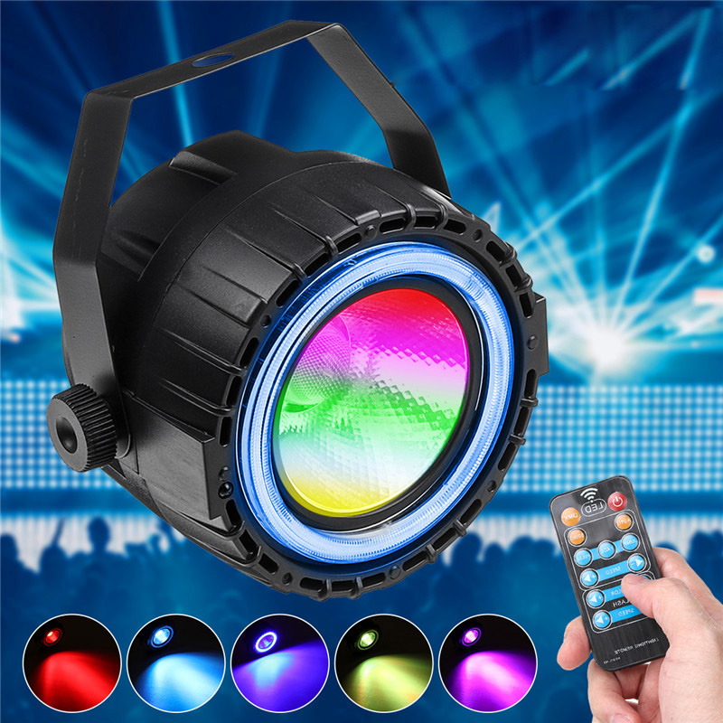 

45W RGB LED Par Light Stage Lamp DMX-512 DJ Party with Remote Controller AC90-240V