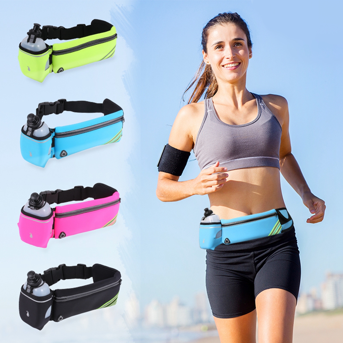 

Sports Waist Bag Phone Bag For Outdoor Sports Running Jogging Climbing