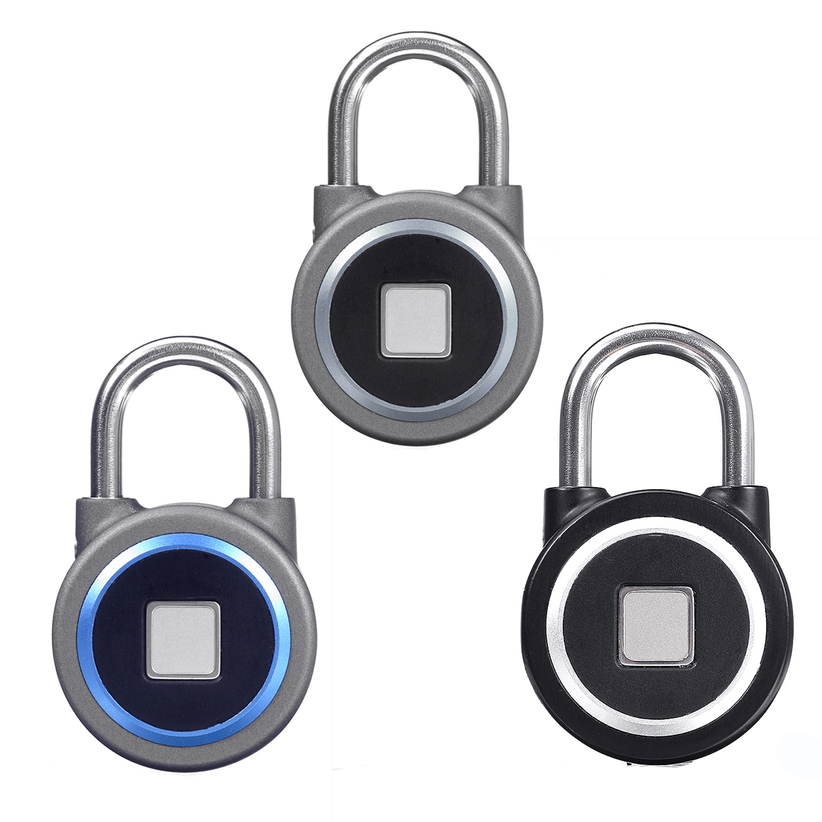 

Waterproof Keyless Portable Bluetooth Smart Fingerprint Lock Padlock Anti-Theft APP Control Door Cabinet Padlock