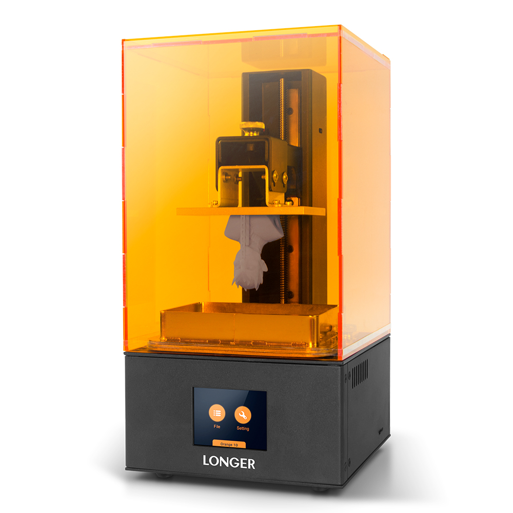 

Longer® Orange10 UV Смола 3D-принтер 98 мм * 55 мм * 140 мм Размер печати 2,8 дюйма Сенсорный экран Offline Printing