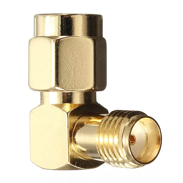 Find 5Pcs DANIU SMA Male To SMA Female Jack Right Angle Crimp RF Adapter Connector for Sale on Gipsybee.com with cryptocurrencies
