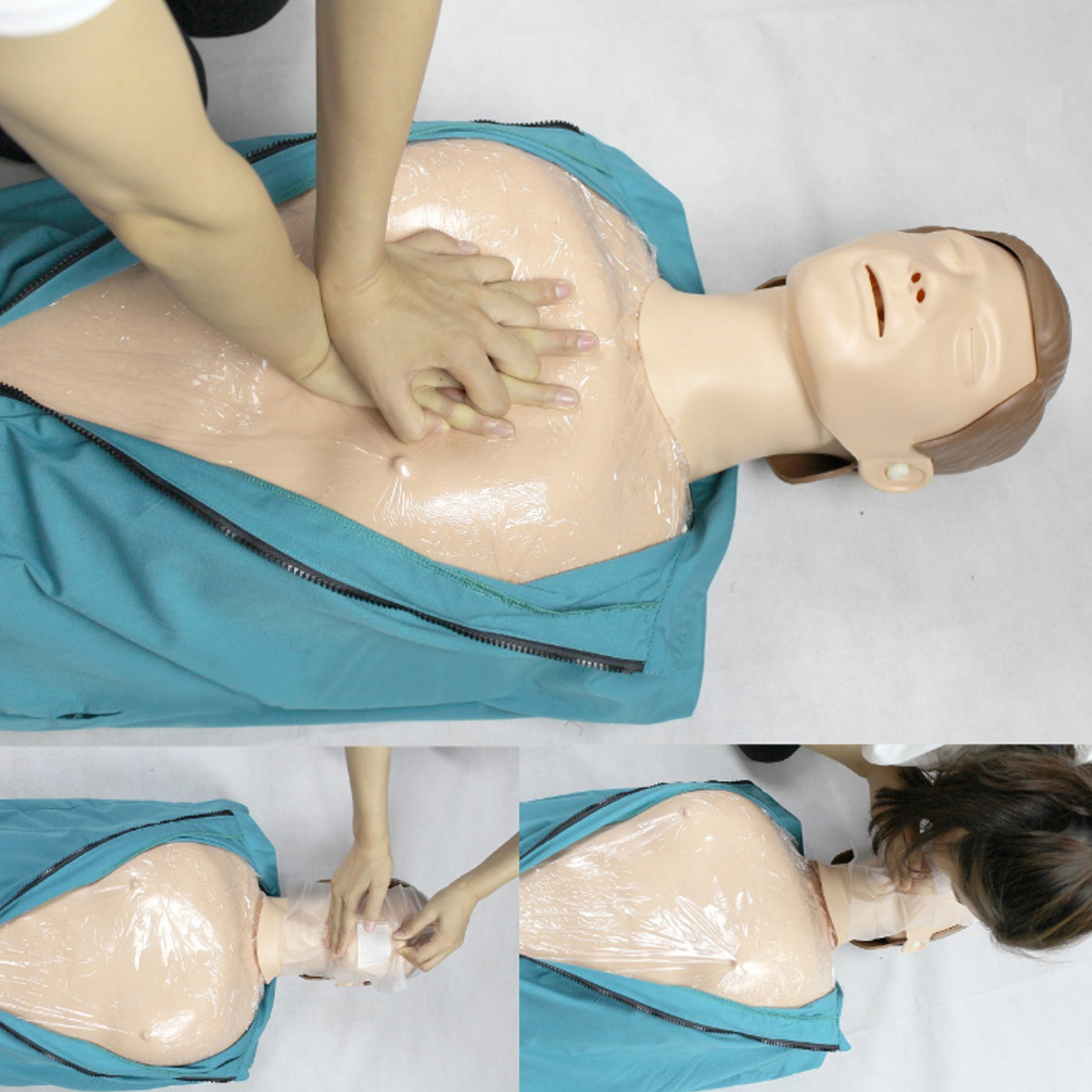 CPR Adult Manikin AED First Aid Training Dummy Training Medical Model Respiration Human 12
