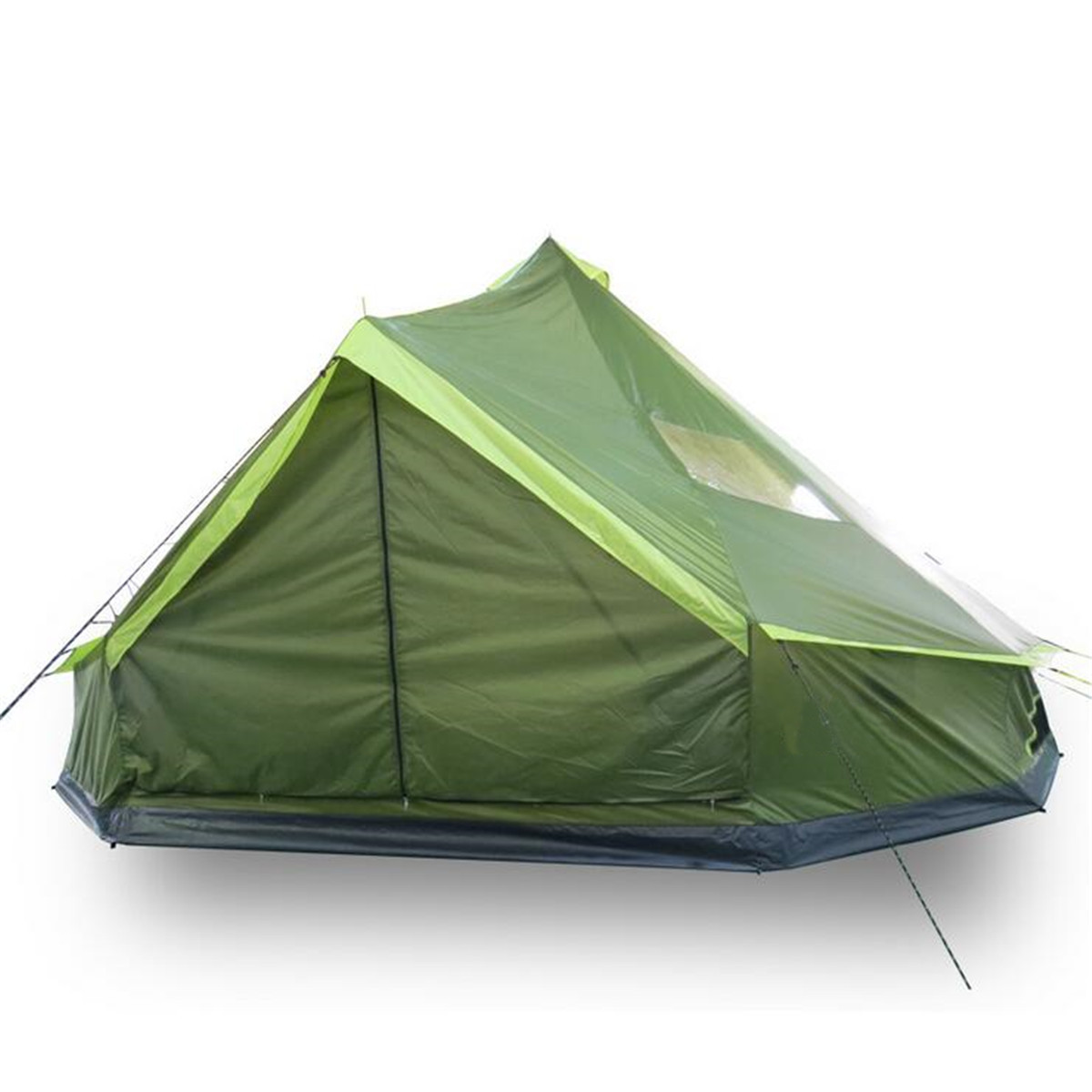 

500x500x300см 8 человек палатка для семьи Кемпинг Водонепроницаемы ветрозащитный Кемпинг семейная палатка