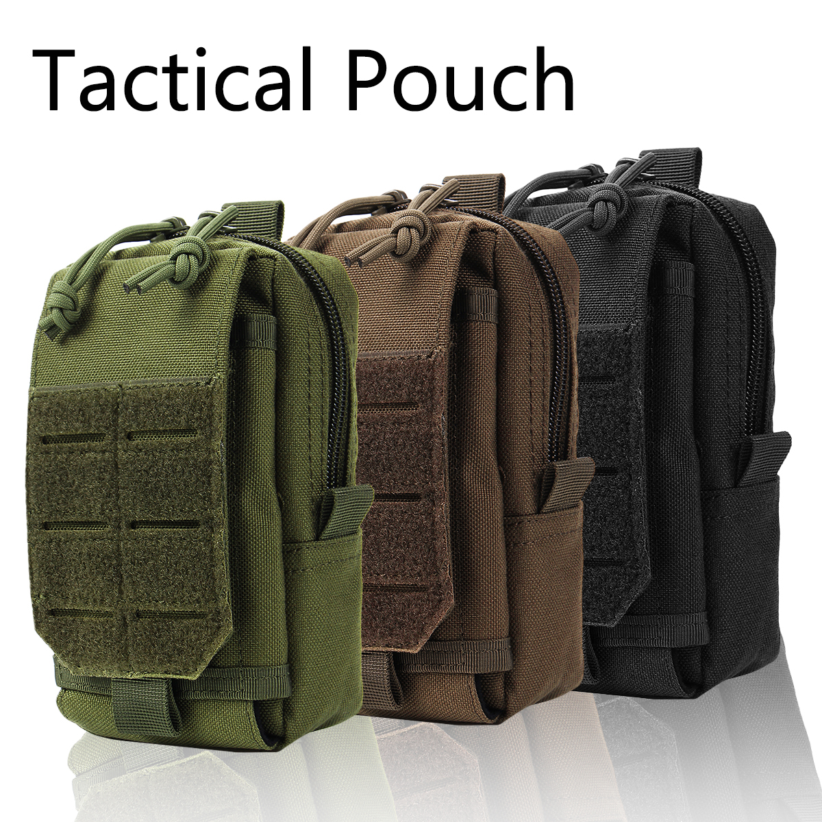 Tactical Molle Pouch Belt Waist Pack Bag Military Waist phone Pocket Waterproof 