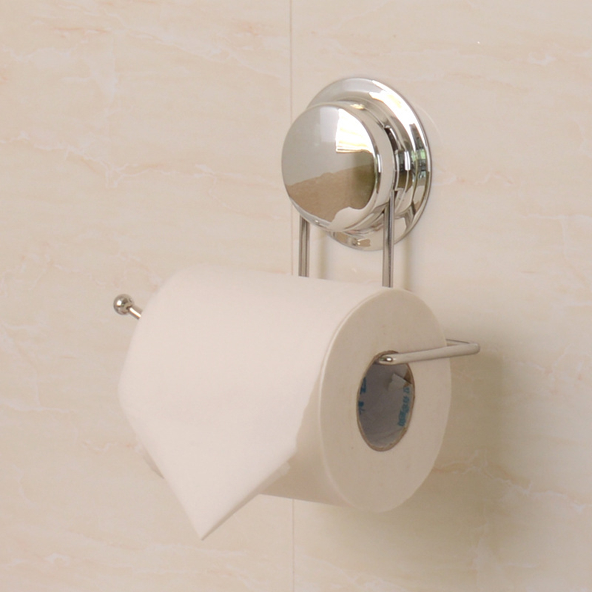 

Toilet Paper Holder Suction Cup Hanger Bathroom Kitchen Tissue Towel Rack Hook