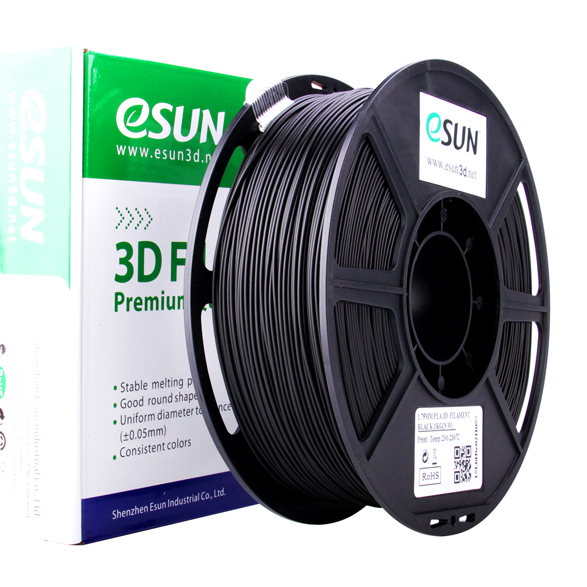 

eSUN® 1.75mm 1KG/Roll PLA Filament for 3D Printer Different Color