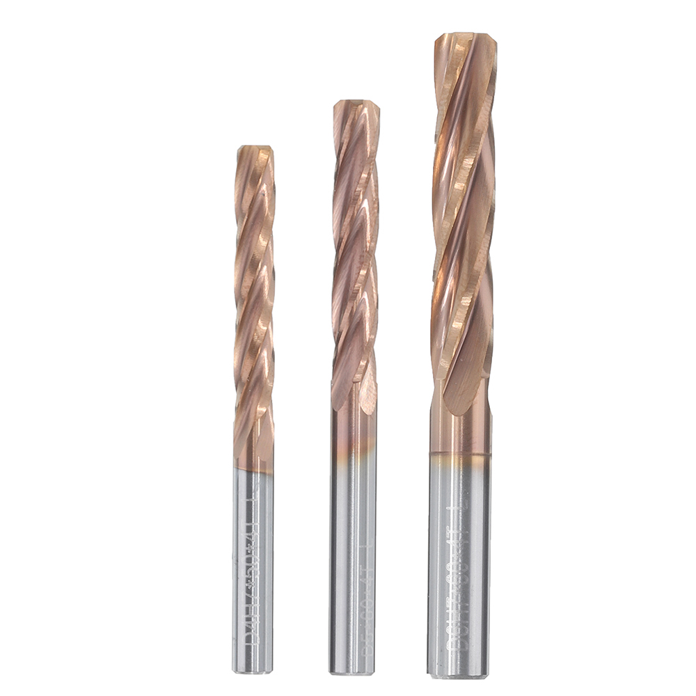 

Drillpro 4 Flutes 3.5-6mm Milling Cutter HRC55 Tungsten Steel Carbide AlTiN Coating End Mill CNC Tool