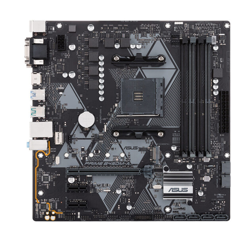 

ASUS PRIME B450M-A Материнская плата AMD B450 Chip MATX 64GB DDR4 Материнская плата для AMD AM4 Разъем