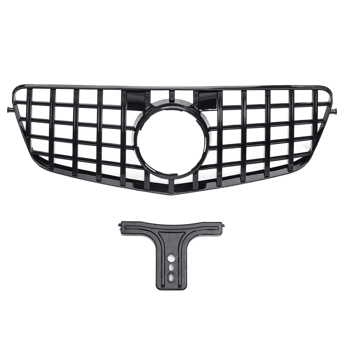 New Gt Style Front Hood Grille Grill For Mercedes Benz E Class 10 13