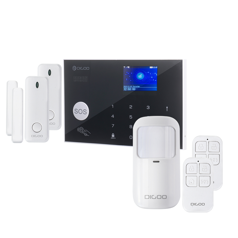 DIGOO DG-HAMA All Touch Screen Alexa Version 433MHz 2G&GSM&WIFI DIY Smart Home 