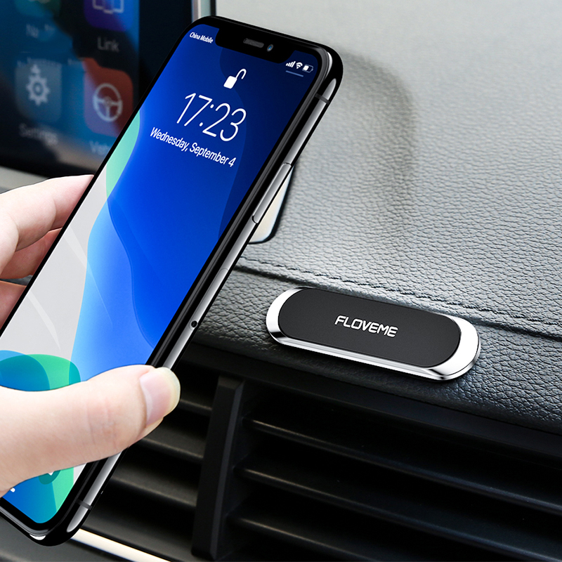 

Floveme Mini Strong Magnetic Dashboard Car Phone Holder Car Mount For 3.5-7.0 Inch Smart Phone iPhone 11 Pro Max