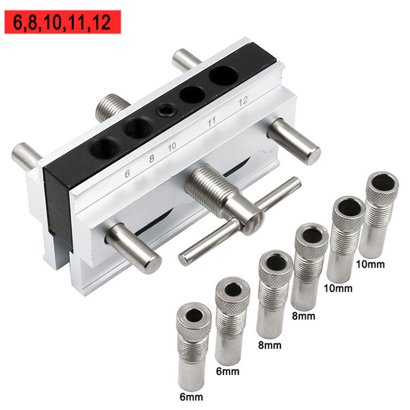 1X Self Centering Dowelling Jig for Metric Dowels 6/8/10mm Precise Drilling Tool 