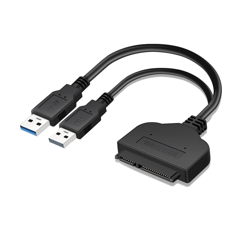 

USB 3.0 to SATA Adapter Cable 22 pin For 2.5 inch HDD SSD Adapter Hard Disk Converter Laptop With Extra Power Data Cable