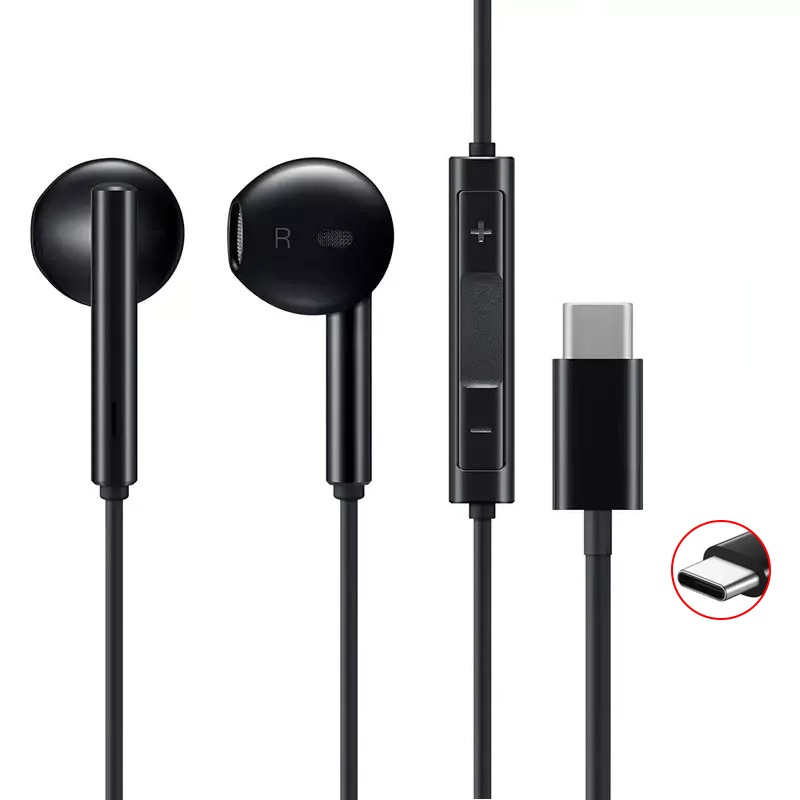 

Original Huawei CM33 USB Type-c Earphone Hi-Res Audio Wired Control Classical Earbuds Headphone with Mic