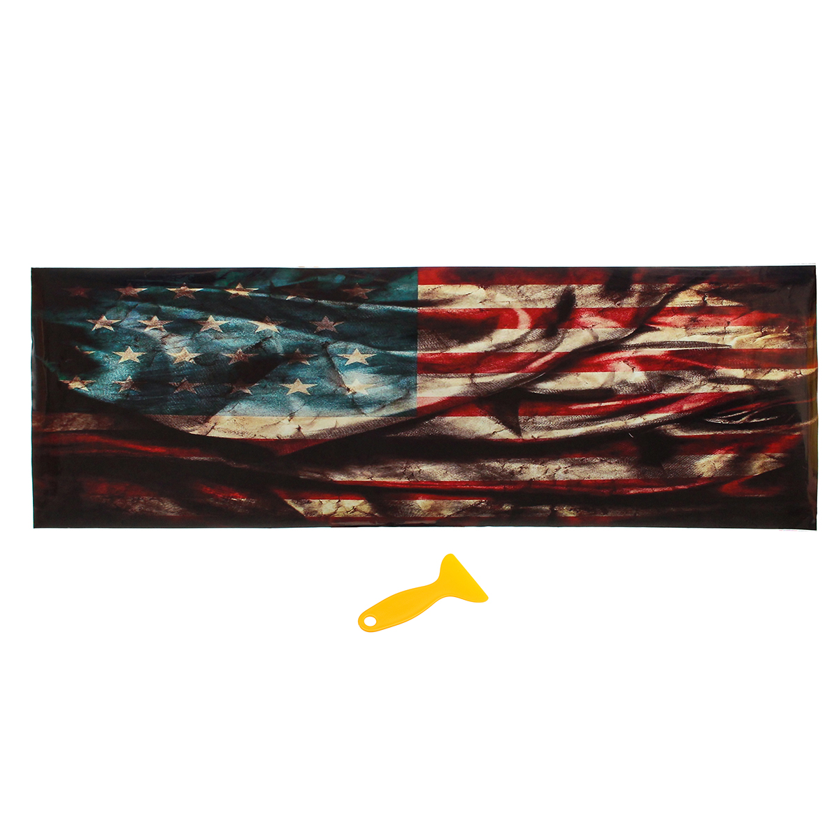 

Многоцветный американский флаг задняя дверь обернуть графический Авто наклейки наклейки