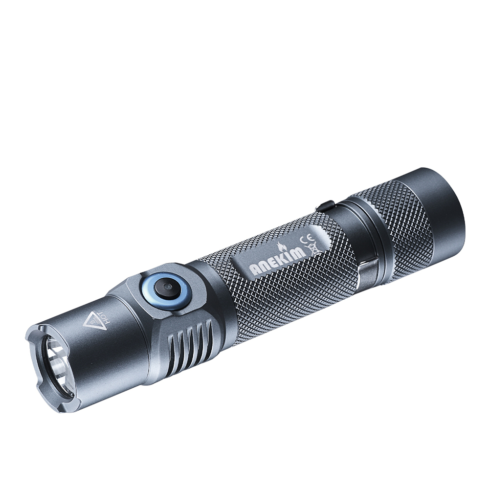 

Anekim VC30 P9 1050 Lumens High Intensity EDC LED Flashlight Lanterna with Magnetic Base 7 Light Modes USB Rechargeable