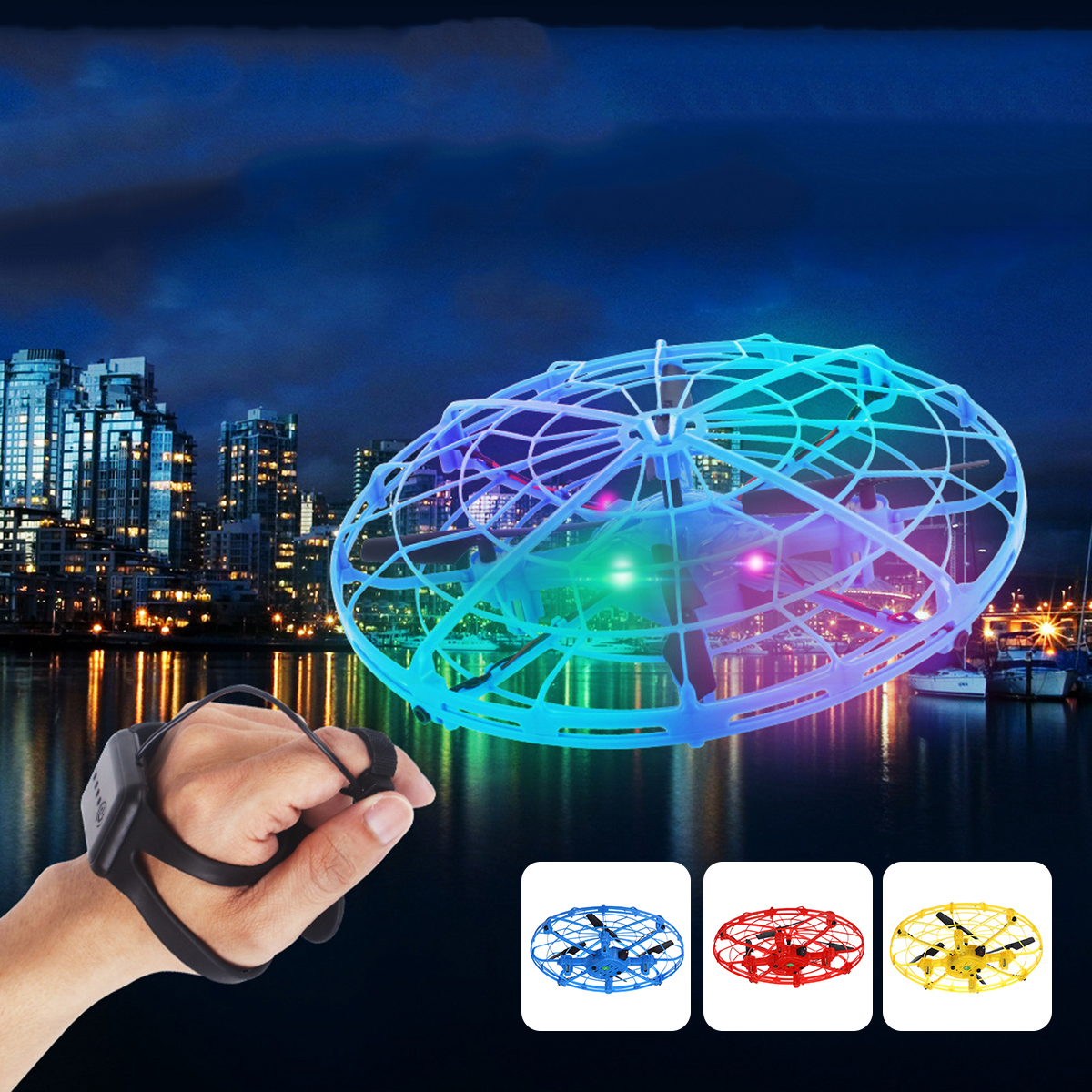 

UFO Flying Ball Toy Mini Inductive Suspension Drone Flying Toys with Camera