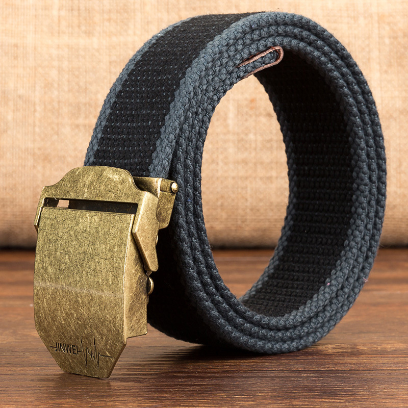 

Automatic Buckle Belt Student Belt Casual Woven Jeans Belt