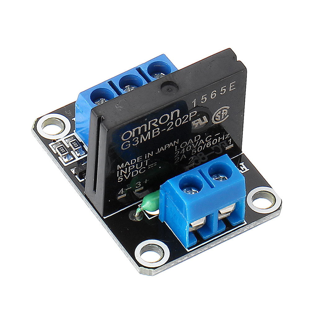 

1 Channel 5V Solid State Relay High Level Trigger DC-AC PCB SSR In 5VDC Out 240V AC 2A for Arduino