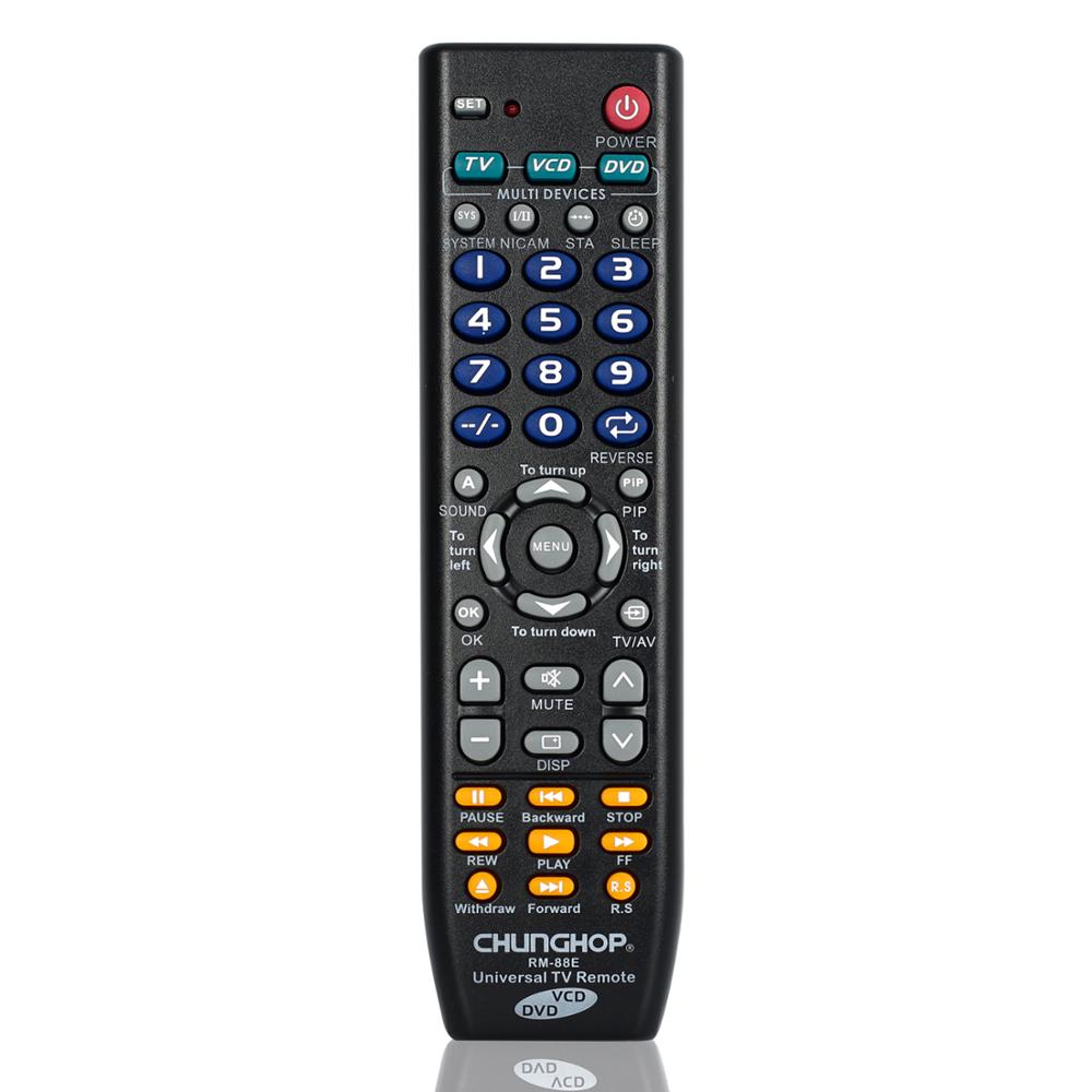 

3 in 1 DVD/VCD/TV Remote Control English Version for Zhonghe RM88E Replacement