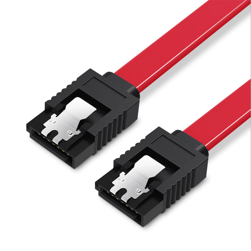 

Vention KDD 6Gbps SATA 3.0 Male to Male Straight to Curved / Straight SATA Hard Disk Data Cable Red and Blue