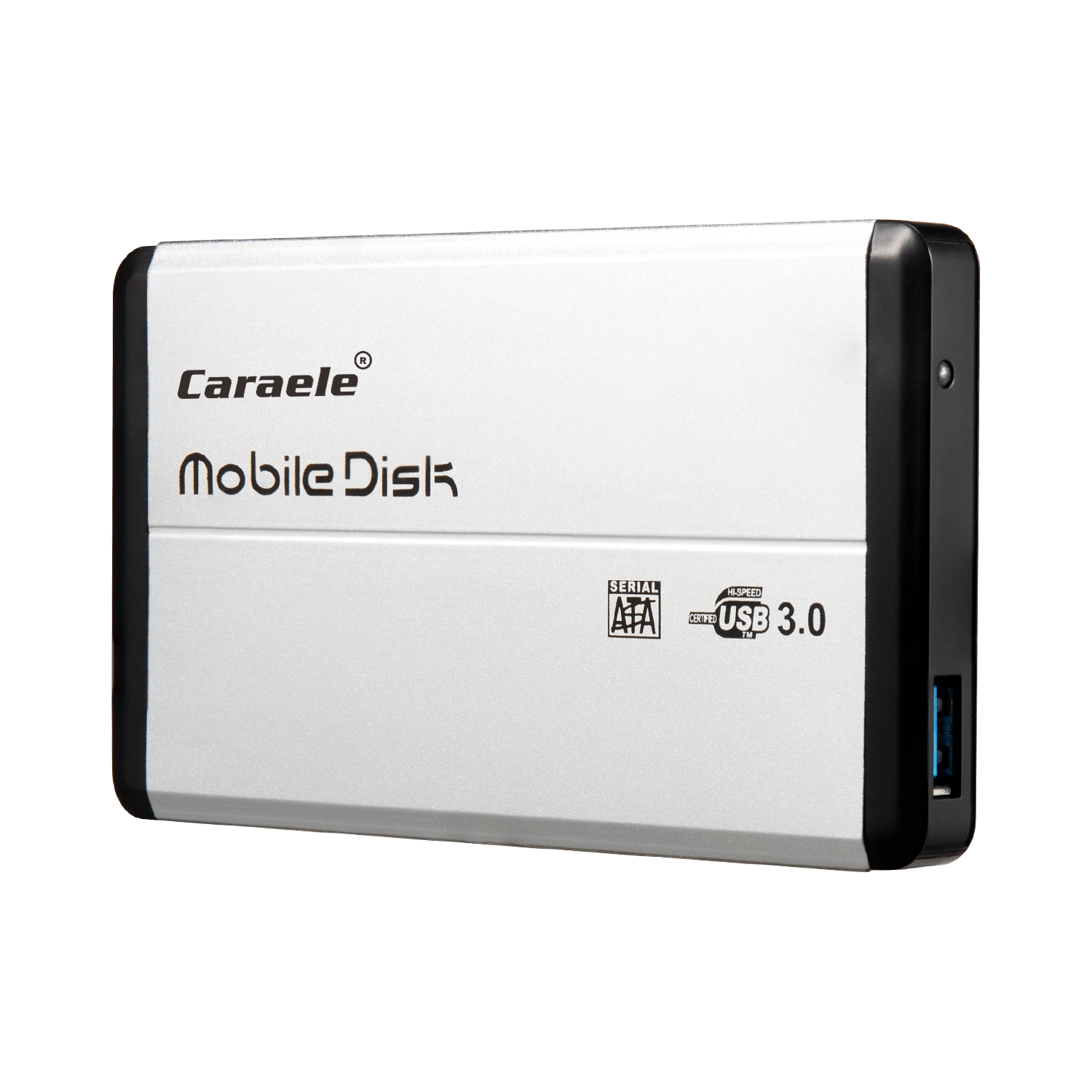 

Мобильный жесткий диск Caraele H-2 USB3.0 Ультратонкий портативный внешний жесткий диск 500 ГБ / 1 ТБ / 2 ТБ - серебристый