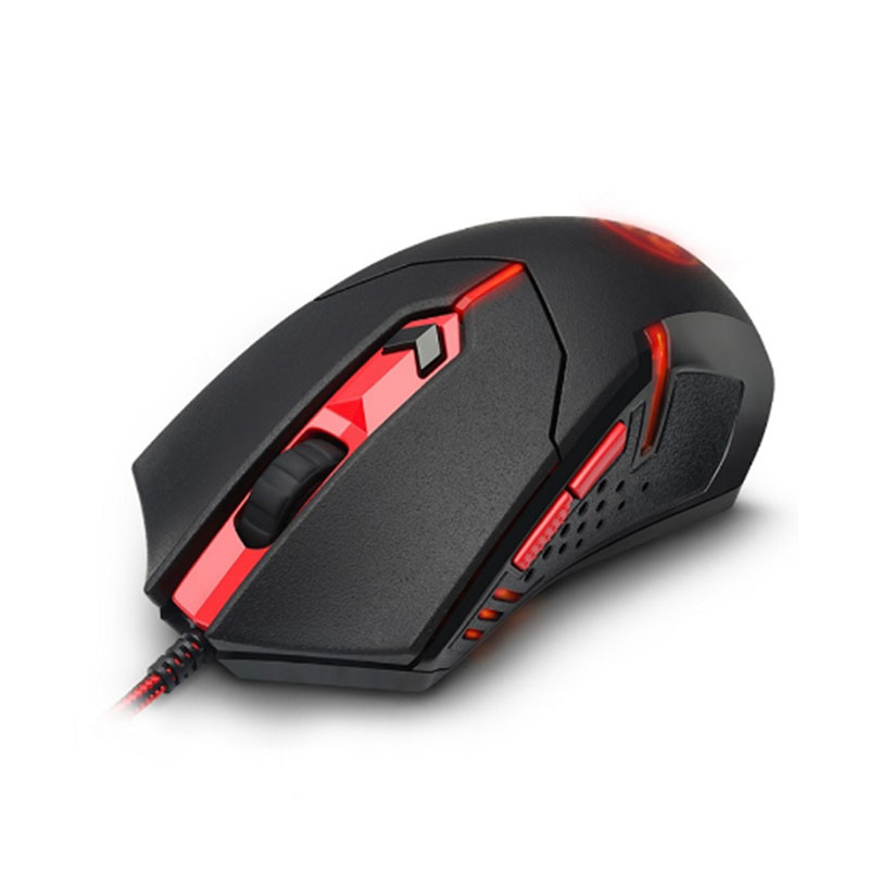 

Redragon M601 6 Keys 2000 DPI USB Wired Optical Mouse Red Backlight with Weights Gaming Mouse