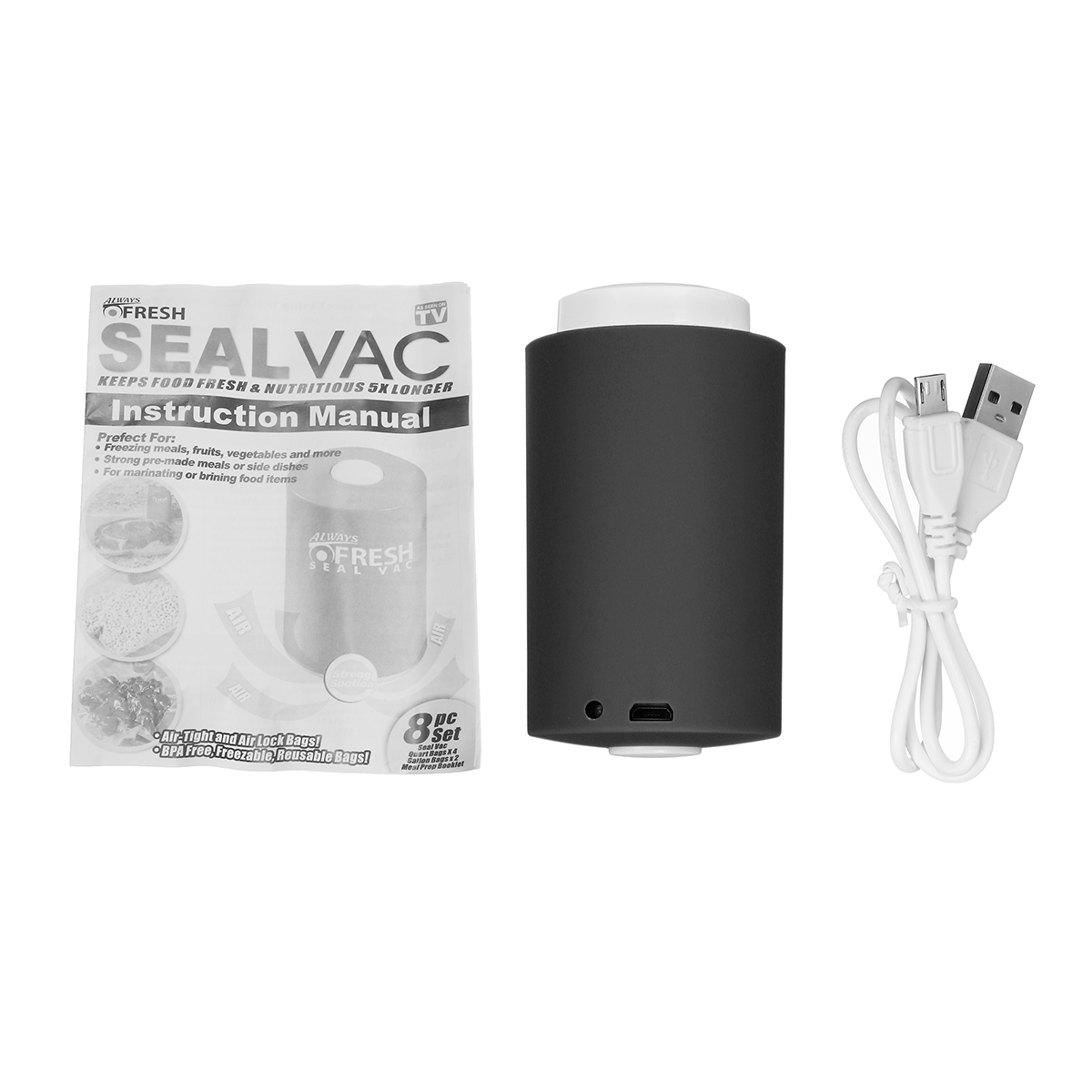 

Mini Automatic Compression Vacuum Pump Portable Electric Air Pump Food Sealer