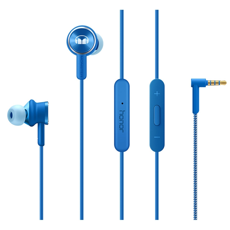 

Original Huawei Honor AM17 Earphone Monster 2 Hi Res 3.5mm In-Ear Wired Control Headphone with Mic