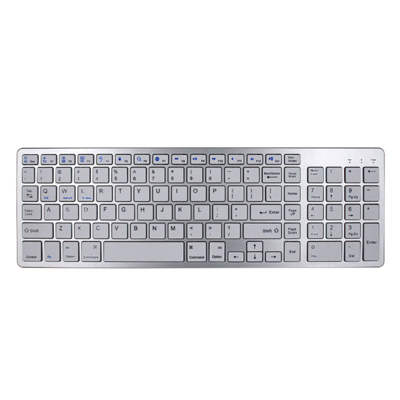 

BK348 102 Keys Ultra Thin bluetooth Wireless Keyboard For Win/IOS/Android/Mac System