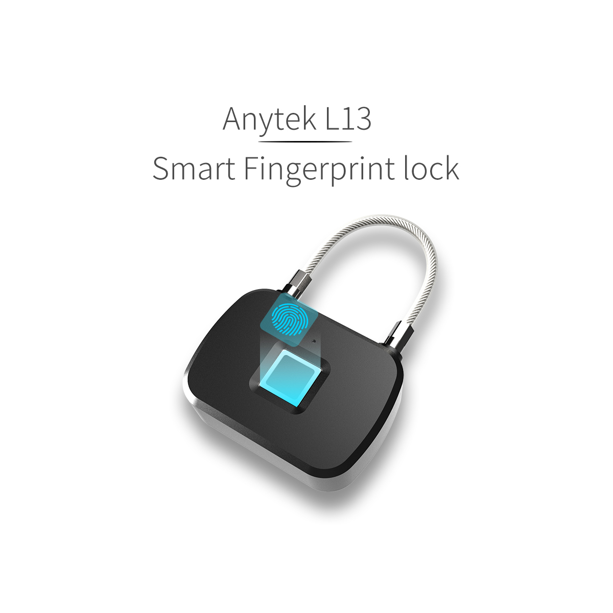Smart Keyless Fingerprint Lock Luggage Anti-theft Security Suitcase Padlock Door 5