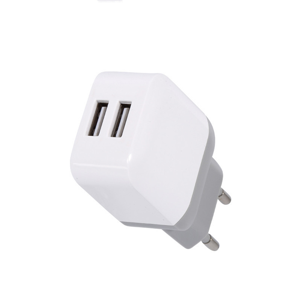 

Bakeey 2.1A Dual USB Port Portable Fast Charging EU USB Charger Adapter For iPhone X XS MI9 HUAWEI P30 S10+