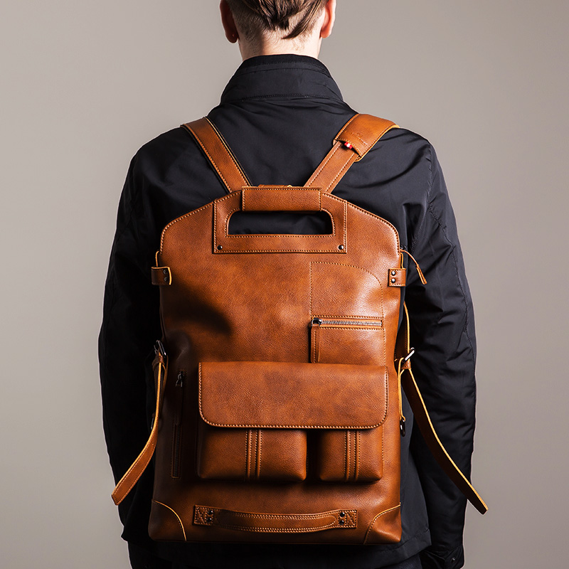 

Ekphero Men Handbag Casual Multifunction Backpack