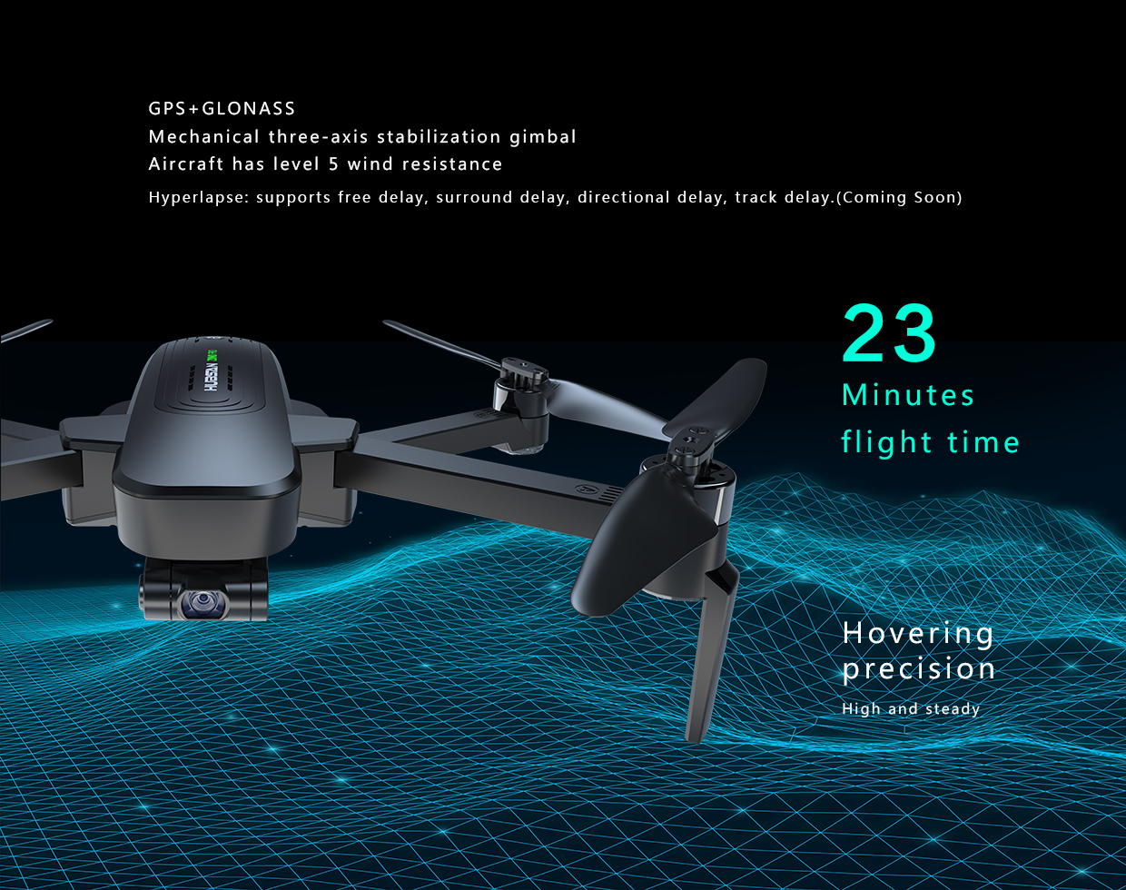 Hubsan ZINO PRO GPS 5G WiFi 4KM FPV with 4K UHD Camera 3-Axis Gimbal Sphere Panoramas RC Drone Quadcopter RTF 45